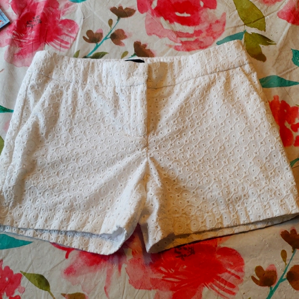 Cynthia Rowley White Eyelet Shorts